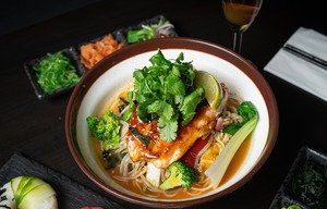 Grilled Salmon Miso Ramen