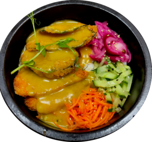 Yasai/Mixed Vegetable Katsu Curry Donburi